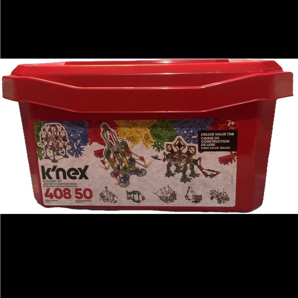 🧩 K’NEX Deluxe Value Tub | 408 Pieces | New in Box